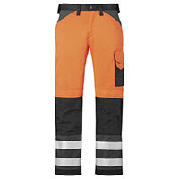 Snickers High-Vis Trousers Orange 2 Waist 30 Inches Inside leg 30 Inches WW1 Snickers High-Vis Trousers Orange 2 Waist 30 Inches Inside leg 30 Inches WW1