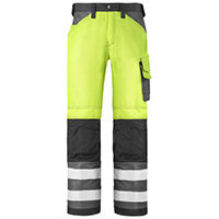 Snickers High-Vis Trousers Yellow 2 Waist 30" Inside leg 30" WW1 Snickers High-Vis Trousers Yellow 2 Waist 30" Inside leg 30" WW1
