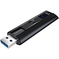 SanDisk Extreme Pro USB flash drive 128 GB USB Type-A 3.2 Gen 1 (3.1 Gen 1) Black