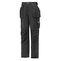 Snickers 3714 Women's Holster Pocket Trousers Canvas + Size 38 WAIST 28" LEG 31" Black Snickers 3714 Women's Holster Pocket Trousers Canvas + Size 38 WAIST 28" LEG 31" Black