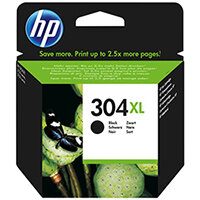 HP 304XL - High Yield - black - original - ink cartridge - for AMP 130; Deskjet 26XX, 37XX; Envy 50XX HP 304XL - High Yield - black - original - ink cartridge - for AMP 130; Deskjet 26XX, 37XX; Envy 50XX