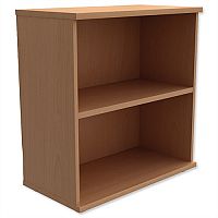 Low Bookcase With Adjustable Shelves & Floor-leveller Feet W800xD420xH770mm Beech - Universal Storage Can Be Used Alone Or Accompany The Switch, Komo or Ashford Ranges Low Bookcase With Adjustable Shelves & Floor-leveller Feet W800xD420xH770mm Beech - Universal Storage Can Be Used Alone Or Accompany The Switch, Komo or Ashford Ranges