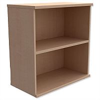 Low Bookcase With Adjustable Shelves & Floor-leveller Feet W800xD420xH770mm Maple - Universal Storage Can Be Used Alone Or Accompany The Switch, Komo or Ashford Ranges Low Bookcase With Adjustable Shelves & Floor-leveller Feet W800xD420xH770mm Maple - Universal Storage Can Be Used Alone Or Accompany The Switch, Komo or Ashford Ranges