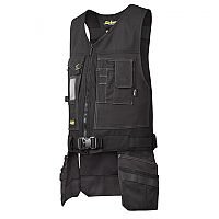 Snickers 4254 Toolvest, Canvas+ Size XS Black