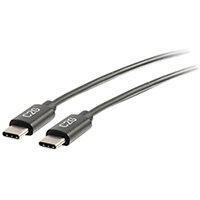 C2G 0.9m (3ft) USB C Cable - USB 2.0 (3A) - M/M USB Type C Cable - Black - USB-C cable - 90 cm