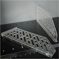 Bisley Dividers for Slotted Shelf BSD Clear Pack of 5