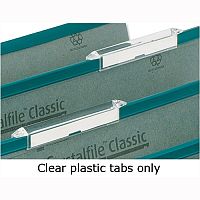 Plastic Tabs For Rexel Crystalfile Linked Suspension File 78289 Pack 50