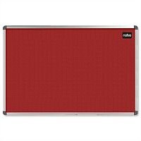 Nobo Felt Notice Board Red 900 x 600mm with Aluminium Frame Nobo Felt Notice Board Red 900 x 600mm with Aluminium Frame