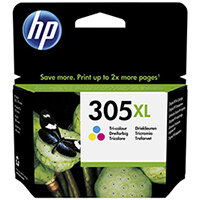 HP 305XL - 5 ml - High Yield - colour (cyan, magenta, yellow) - original - ink cartridge - for Deskjet 1255, 23XX, 27XX; DeskJet Plus 41XX; Envy 60XX; ENVY Pro 64XX