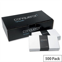 Conqueror Ultra Smooth DL Wallet Envelope Bright White Envelopes 120gsm Pack of 500 Conqueror Ultra Smooth DL Wallet Envelope Bright White Envelopes 120gsm Pack of 500