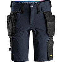 Snickers 6108 Shorts+ Detachable Holster Pockets Navy - Black Size: 056