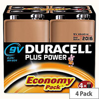 Duracell Plus Power 9V Alkaline Battery (4 Pack) 81275463 Duracell Plus Power 9V Alkaline Battery (4 Pack) 81275463