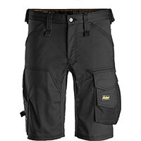 Snickers 6143 AllroundWork, Stretch Shorts Black Size: 64