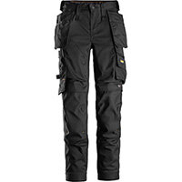 Snickers 6247 AllroundWork, Women's Stretch Trousers Holster Pockets Black Size: 76 (W28xL33inch) Snickers 6247 AllroundWork, Women's Stretch Trousers Holster Pockets Black Size: 76 (W28xL33inch)