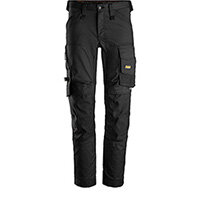 Snickers 6341 AllroundWork Stretch Trousers Black Size 150 (W35xL35inch)