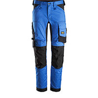 Snickers 6341 AllroundWork Stretch Trousers True Blue - Black Size 100 (W35xL30inch) Snickers 6341 AllroundWork Stretch Trousers True Blue - Black Size 100 (W35xL30inch)