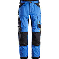Snickers 6351 AllroundWork Stretch Loose fit Work Trousers True Blue - Black Size 50 (W35xL32inch) Snickers 6351 AllroundWork Stretch Loose fit Work Trousers True Blue - Black Size 50 (W35xL32inch)