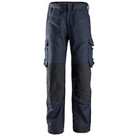 Snickers 6362 ProtecWork Work Trousers With Equal Leg Pockets Size 88 (W30xL30inch) Navy