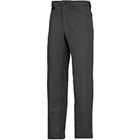 Snickers 6400 Service Chinos Trousers Black Waist 41 Inches Inside leg 37 Inches Size 258
