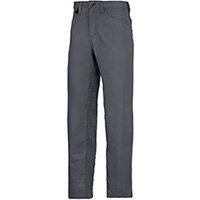 Snickers 6400 Service Chinos Trousers Steel Grey Waist 41 Inches Inside leg 35 Inches Size 158