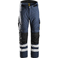 Snickers 6619 AllroundWork, 37.5® Insulated Trousers Navy - Black Size: Sshort