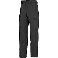 Snickers 6800 Service Trousers Black Waist 38 Inches Inside leg 30 Inches Size 108