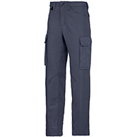 Snickers 6800 Service Trousers Navy Waist 39 Inches Inside leg 35 Inches Size 156
