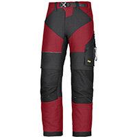 Snickers 6903 FlexiWork Trousers Chill Red - Black W44" L32" Size 60 WW1 Snickers 6903 FlexiWork Trousers Chill Red - Black W44" L32" Size 60 WW1