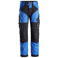 Snickers 6903 FlexiWork Work Trousers Plus Size 192 (W31xL28inch) True Blue & Black Snickers 6903 FlexiWork Work Trousers Plus Size 192 (W31xL28inch) True Blue & Black