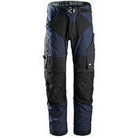 Snickers 6903 FlexiWork Work Trousers Plus Size 192 (W31xL28inch) Navy & Black Snickers 6903 FlexiWork Work Trousers Plus Size 192 (W31xL28inch) Navy & Black
