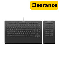 3Dconnexion Keyboard Pro with Numpad - Keyboard and numeric pad set - USB - QWERTY - UK