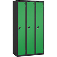 Probe 1 Door Locker Cam Lock ACTIVECOAT W305xD305xH1780mm Nest Of 3 Black Body Green Door Probe 1 Door Locker Cam Lock ACTIVECOAT W305xD305xH1780mm Nest Of 3 Black Body Green Door