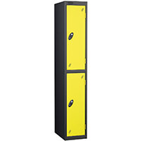 Probe 2 Door Locker Cam Lock ACTIVECOAT W305xD305xH1780mm Black Body Lemon Door 7 Year Warranty