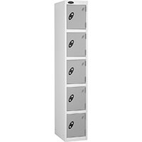 Probe 5 Door Locker Cam Lock ACTIVECOAT W305xD380xH1780mm White Body Silver Door 7 Year Warranty