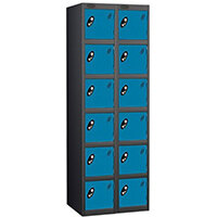 Probe 6 Door Locker Cam Lock ACTIVECOAT W305xD380xH1780mm Nest Of 2 Black Body Blue Door 7 Year Warranty