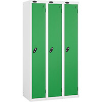 Probe 1 Door Locker Cam Lock ACTIVECOAT W305xD460xH1780mm Nest Of 3 White Body Green Door Probe 1 Door Locker Cam Lock ACTIVECOAT W305xD460xH1780mm Nest Of 3 White Body Green Door