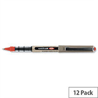 Uni-ball Eye UB157 Red Rollerball Pen Fine Line 9000702 Pack 12 Uni-ball Eye UB157 Red Rollerball Pen Fine Line 9000702 Pack 12