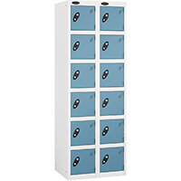 Probe 6 Door Locker Cam Lock ACTIVECOAT W380xD380xH1780mm Nest Of 2 White Body Ocean Door 7 Year Warranty