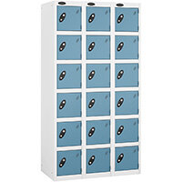 Probe 6 Door Locker Cam Lock ACTIVECOAT W380xD380xH1780mm Nest Of 3 White Body Ocean Door 7 Year Warranty
