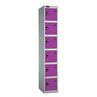 Probe 6 Door Locker Cam Lock ACTIVECOAT W380xD460xH1780mm Silver Body Lilac Door 7 Year Warranty