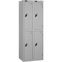 Probe 2 Door Locker Cam Lock ACTIVECOAT W460xD460xH1780mm Nest Of 2 Silver Body Silver Door 7 Year Warranty