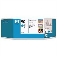 HP 90 Cyan Dye Ink Cartridge 400ml C5061A HP 90 Cyan Dye Ink Cartridge 400ml C5061A