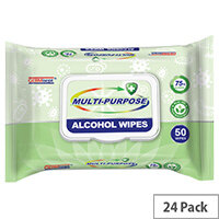Germisept Multipurpose 75% Alcohol Wipes 50 Wipes Per Pack (24 Pack) Germisept Multipurpose 75% Alcohol Wipes 50 Wipes Per Pack (24 Pack)