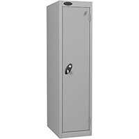 Probe 1 Door Low Locker Hasp & Staple Lock Extra Depth ACTIVECOAT W305xD460xH1210mm Silver 7 Year Warranty