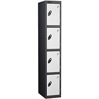 Probe 4 Door Locker ACTIVECOAT W305xD305xH1780mm Black Body White Doors Probe 4 Door Locker ACTIVECOAT W305xD305xH1780mm Black Body White Doors