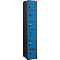 Probe 6 Door Locker ACTIVECOAT W305xD305xH1780mm Black Body Blue Doors Probe 6 Door Locker ACTIVECOAT W305xD305xH1780mm Black Body Blue Doors