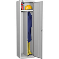 Probe Clean & Dirty Locker Cam Lock ACTIVECOAT W460xD460xH1780mm Silver Body Silver Door 7 Year Warranty