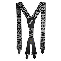 Snickers 9064 Logo Braces One Size Black & Steel Grey