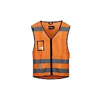 Snickers High-Vis Vest Orange Class 2 Size XXL 9153