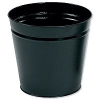 5 Star Office Waste Desk Bin Round Steel Scratch Resistant D300xH280mm 15 Litres Black 5 Star Office Waste Desk Bin Round Steel Scratch Resistant D300xH280mm 15 Litres Black
